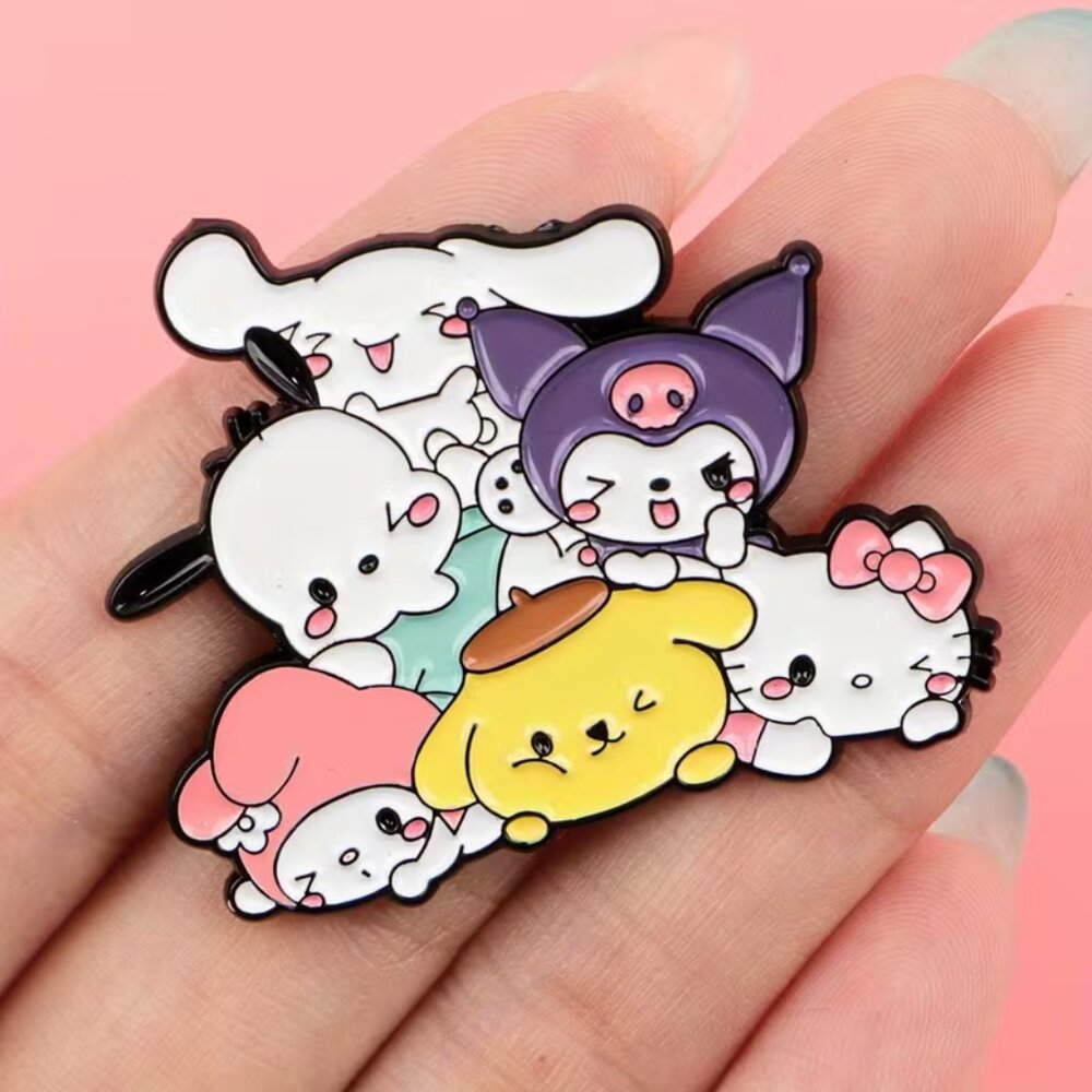 HELLO‎ KITTY & Friends Enamel Lapel Pin Brooch (NEW & SO CUTE!)